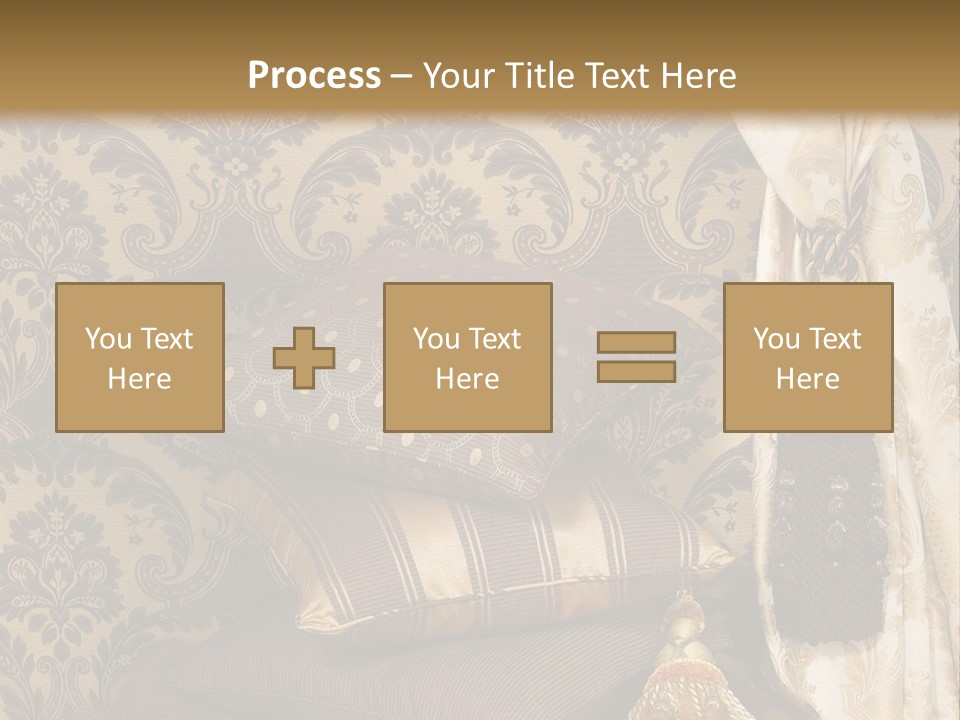 Tassel Upholstery Fabric PowerPoint Template