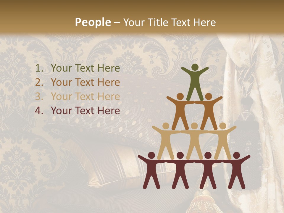 Tassel Upholstery Fabric PowerPoint Template