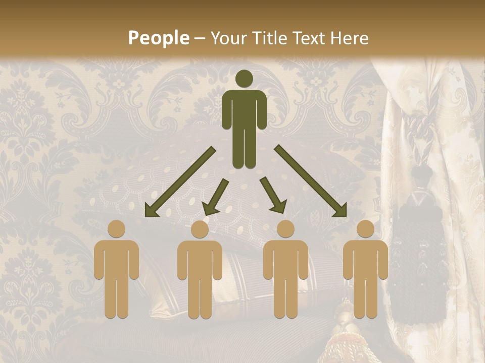 Tassel Upholstery Fabric PowerPoint Template