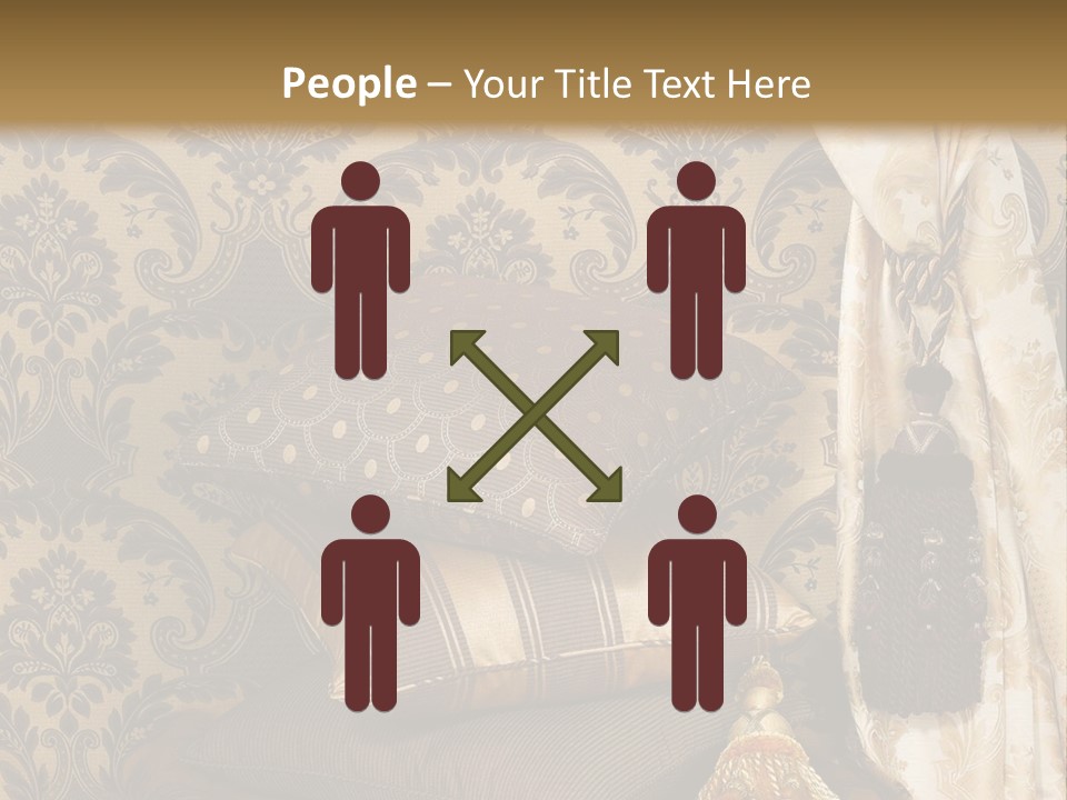 Tassel Upholstery Fabric PowerPoint Template