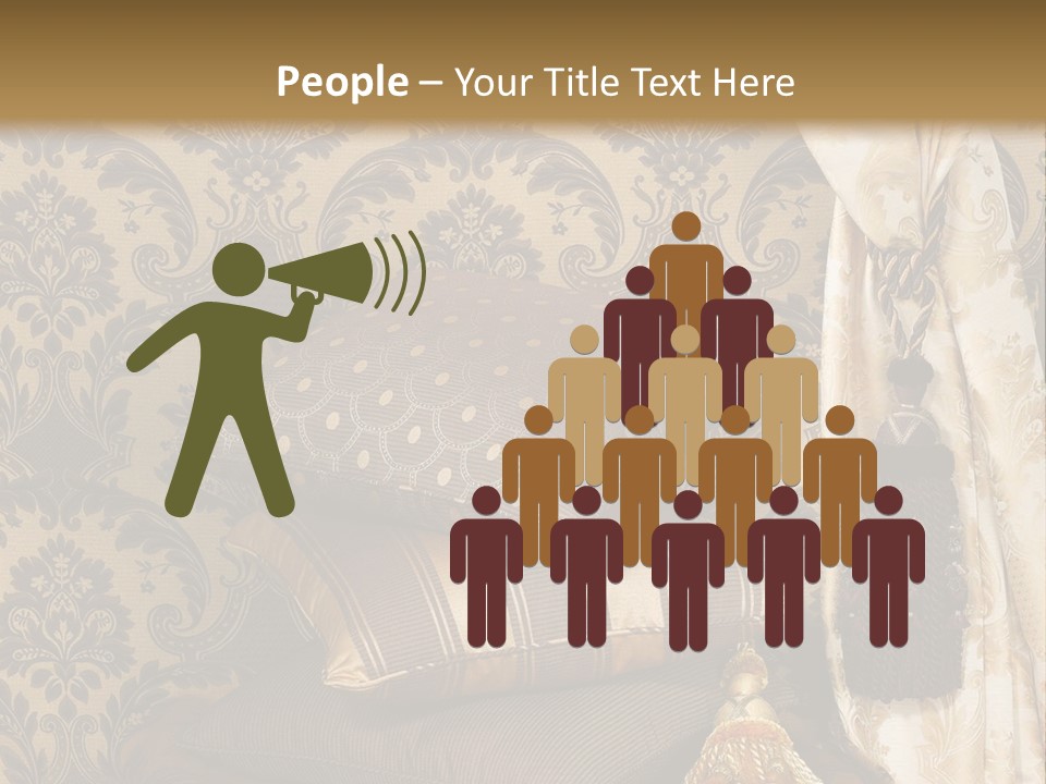 Tassel Upholstery Fabric PowerPoint Template