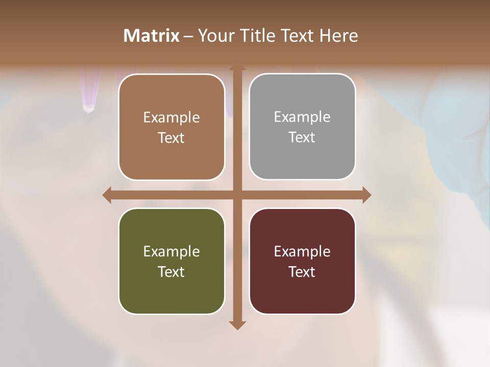 Medicine Lab Student PowerPoint Template