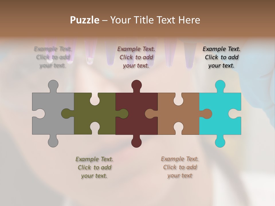 Medicine Lab Student PowerPoint Template