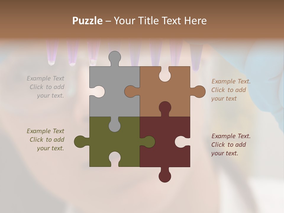 Medicine Lab Student PowerPoint Template