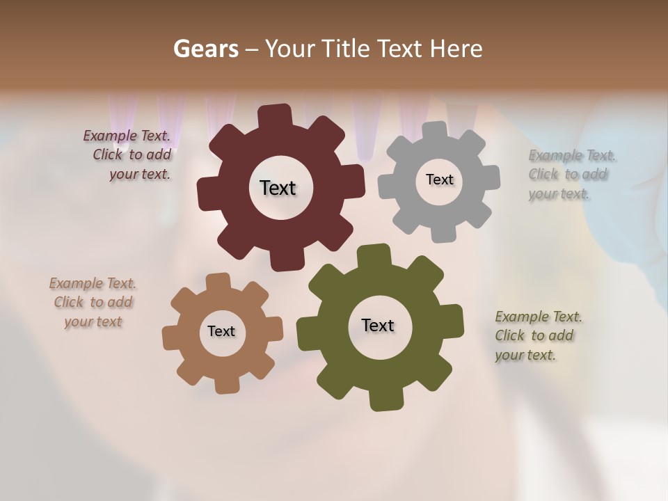 Medicine Lab Student PowerPoint Template
