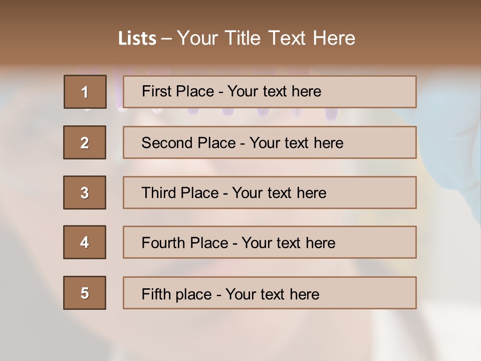 Medicine Lab Student PowerPoint Template