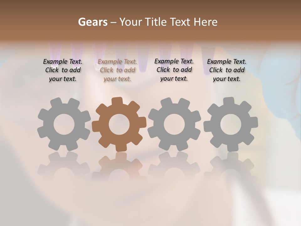 Medicine Lab Student PowerPoint Template