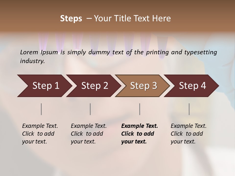 Medicine Lab Student PowerPoint Template