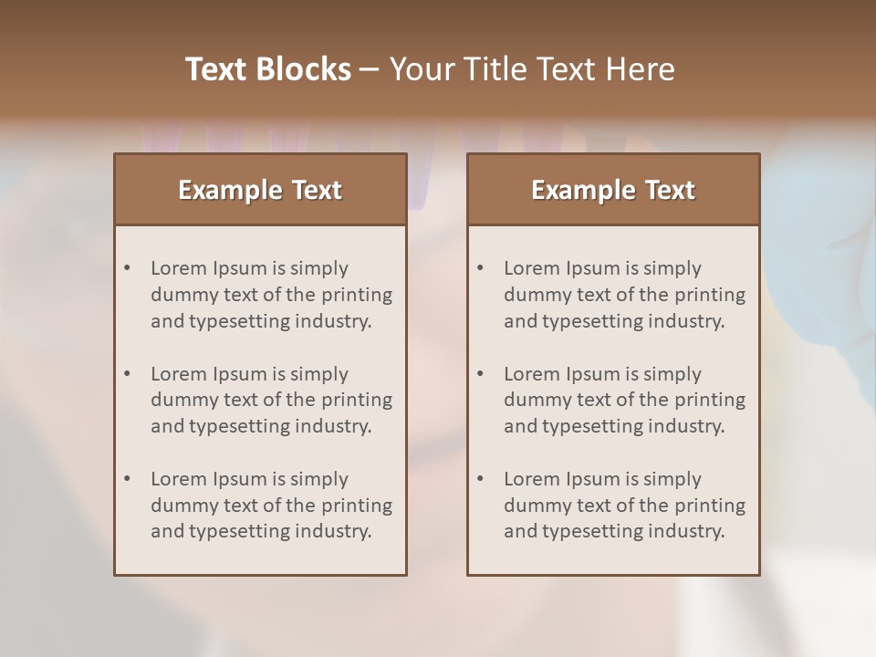 Medicine Lab Student PowerPoint Template