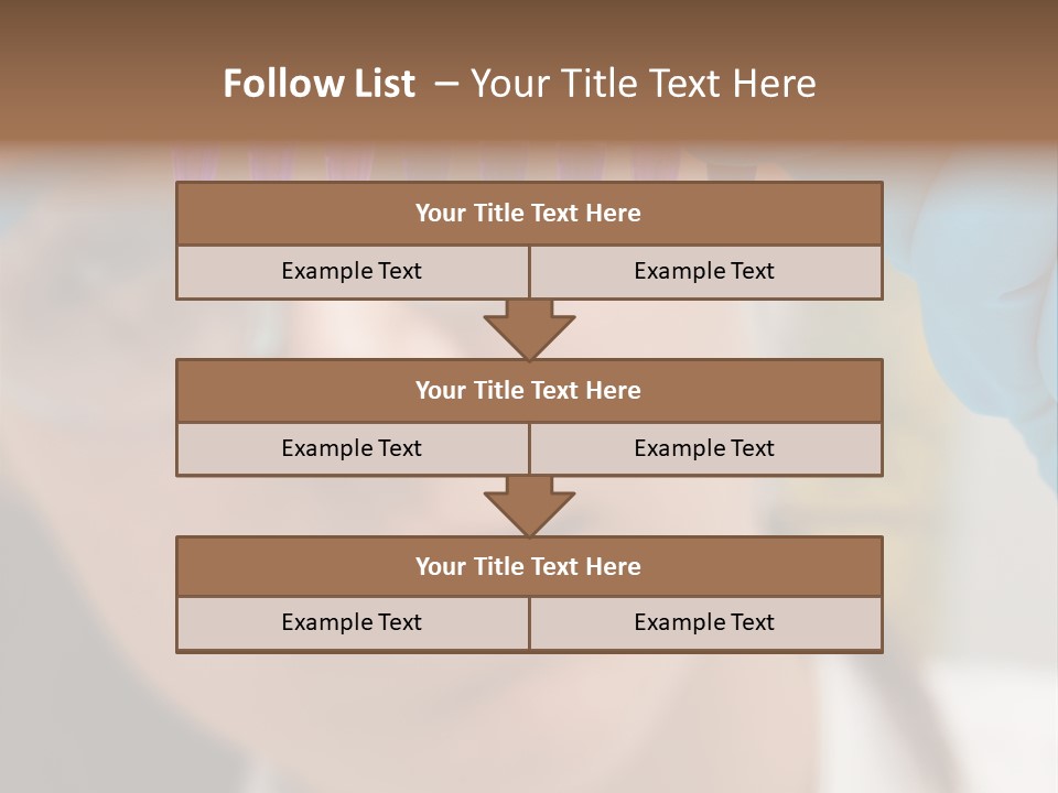 Medicine Lab Student PowerPoint Template