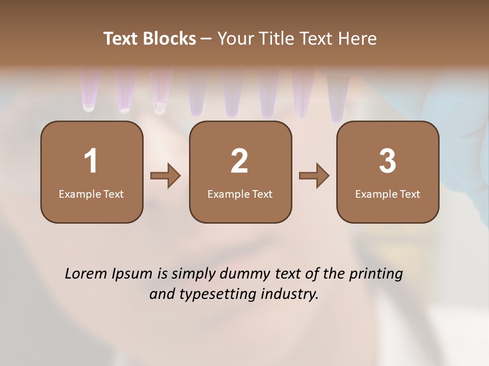 Medicine Lab Student PowerPoint Template
