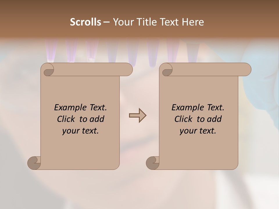 Medicine Lab Student PowerPoint Template