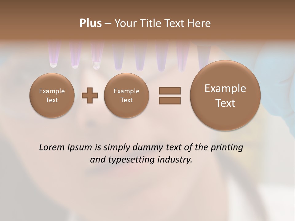Medicine Lab Student PowerPoint Template