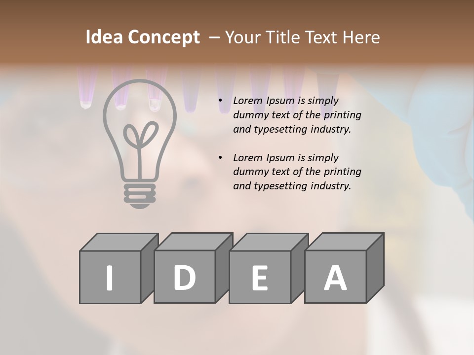 Medicine Lab Student PowerPoint Template