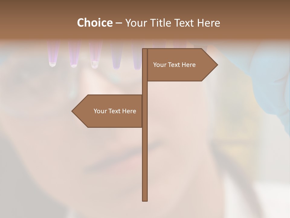 Medicine Lab Student PowerPoint Template