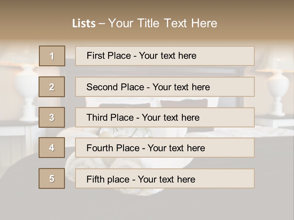 Decoration Holiday Apartment PowerPoint Template