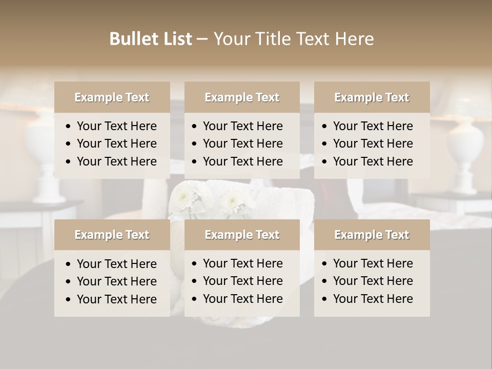 Decoration Holiday Apartment PowerPoint Template