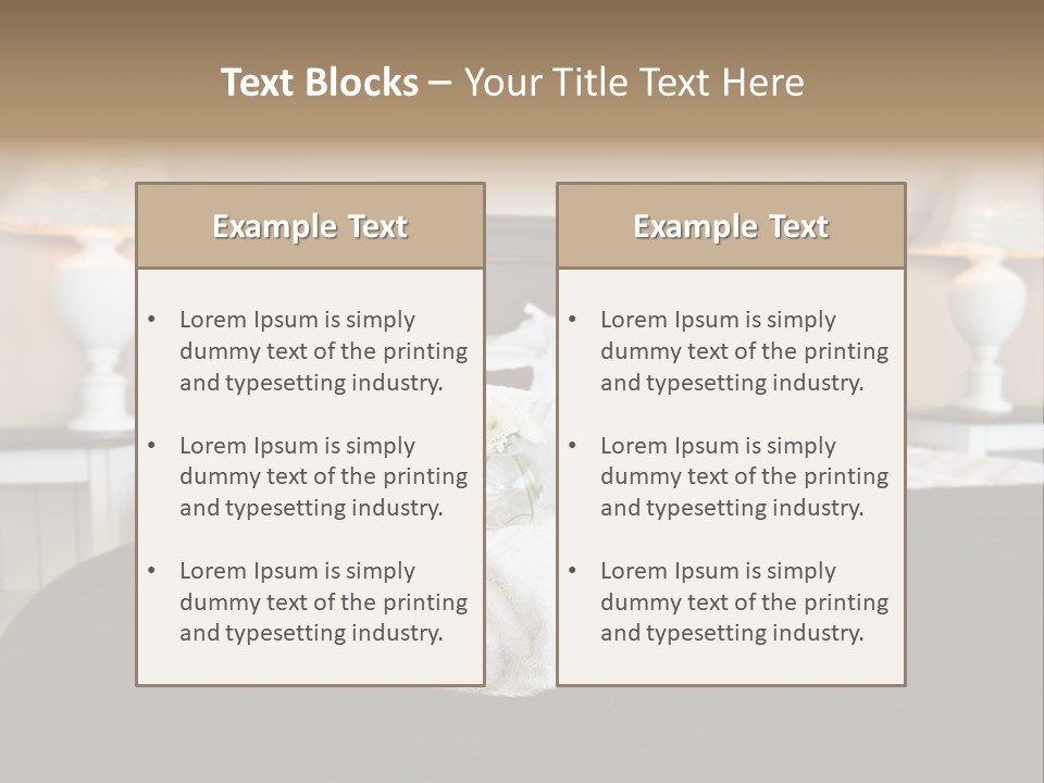 Decoration Holiday Apartment PowerPoint Template