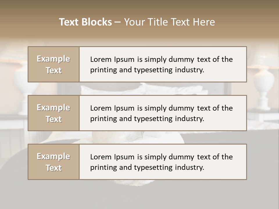 Decoration Holiday Apartment PowerPoint Template