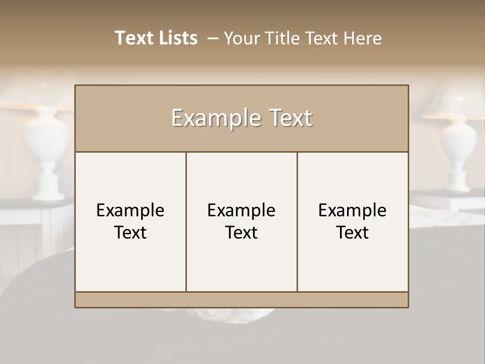 Decoration Holiday Apartment PowerPoint Template