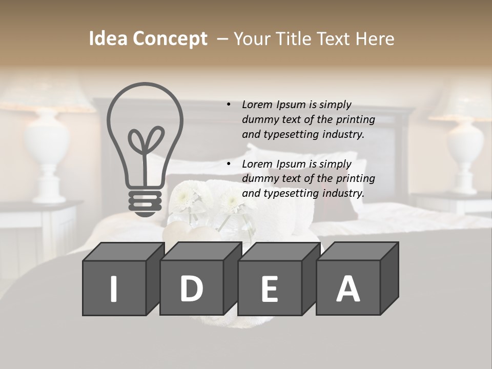 Decoration Holiday Apartment PowerPoint Template