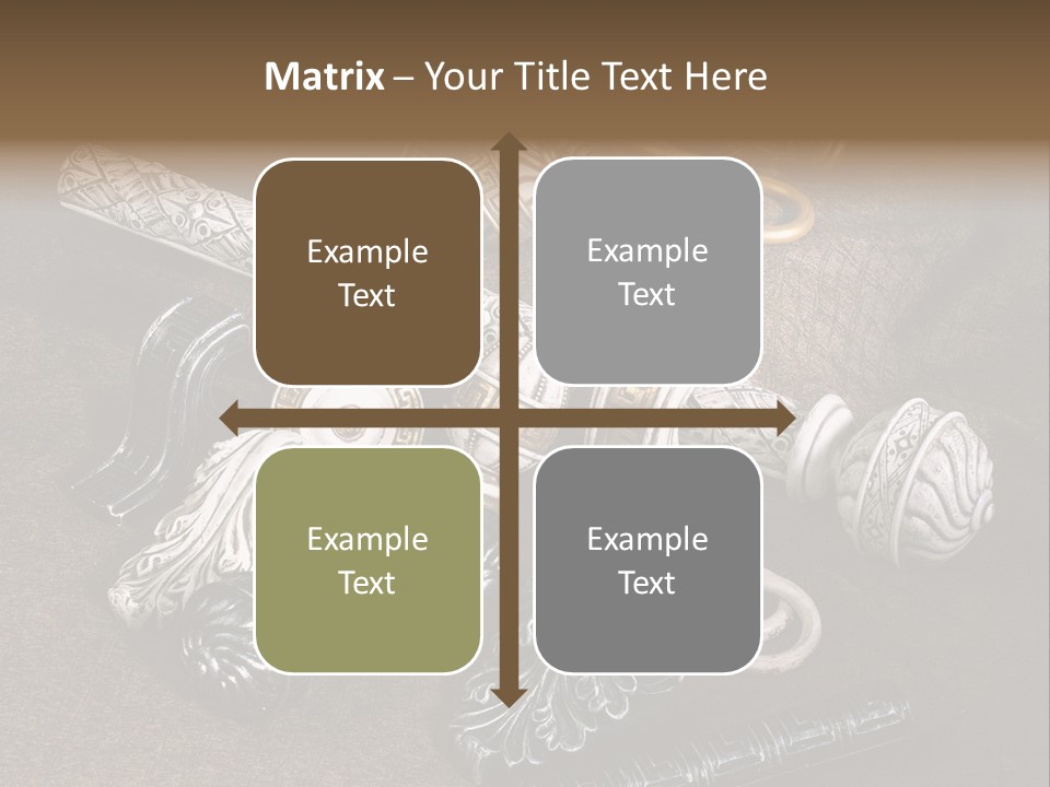 A Group Of Different Types Of Decorative Objects PowerPoint Template