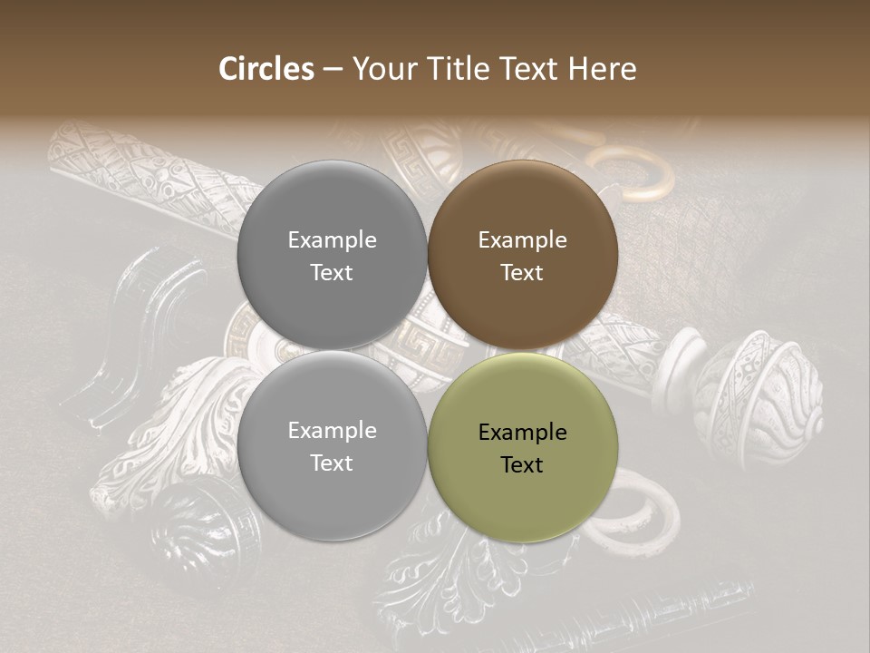 A Group Of Different Types Of Decorative Objects PowerPoint Template