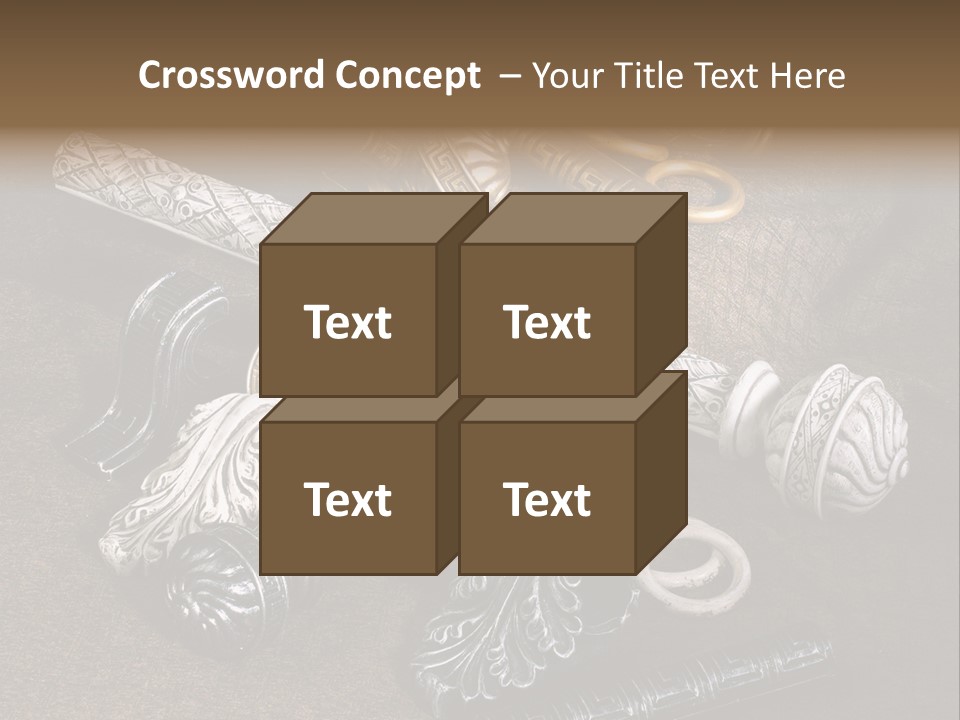 A Group Of Different Types Of Decorative Objects PowerPoint Template