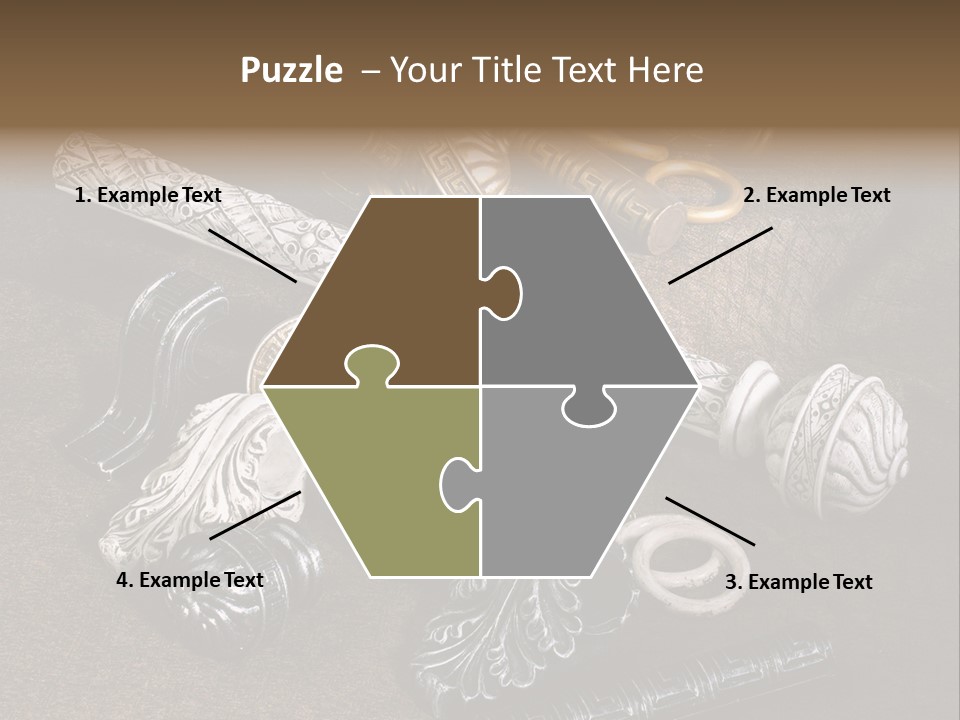 A Group Of Different Types Of Decorative Objects PowerPoint Template