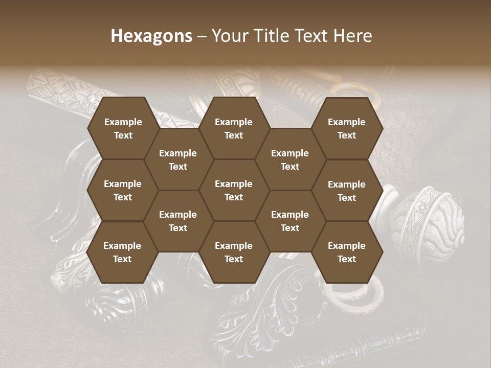 A Group Of Different Types Of Decorative Objects PowerPoint Template