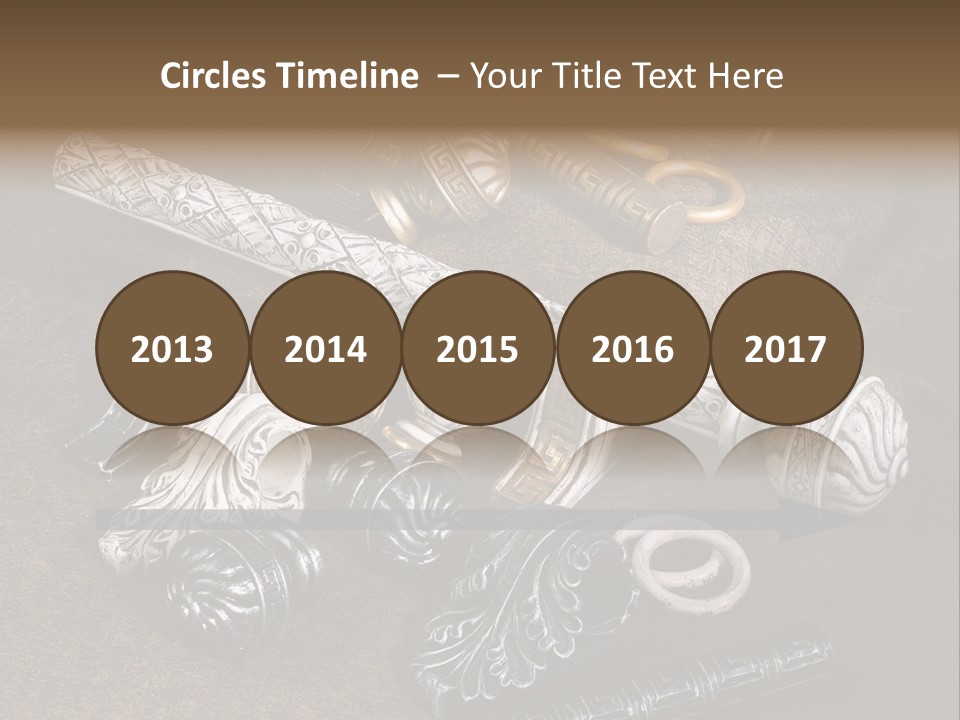 A Group Of Different Types Of Decorative Objects PowerPoint Template