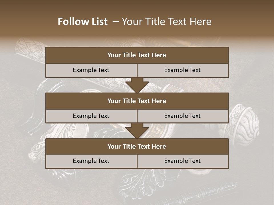 A Group Of Different Types Of Decorative Objects PowerPoint Template