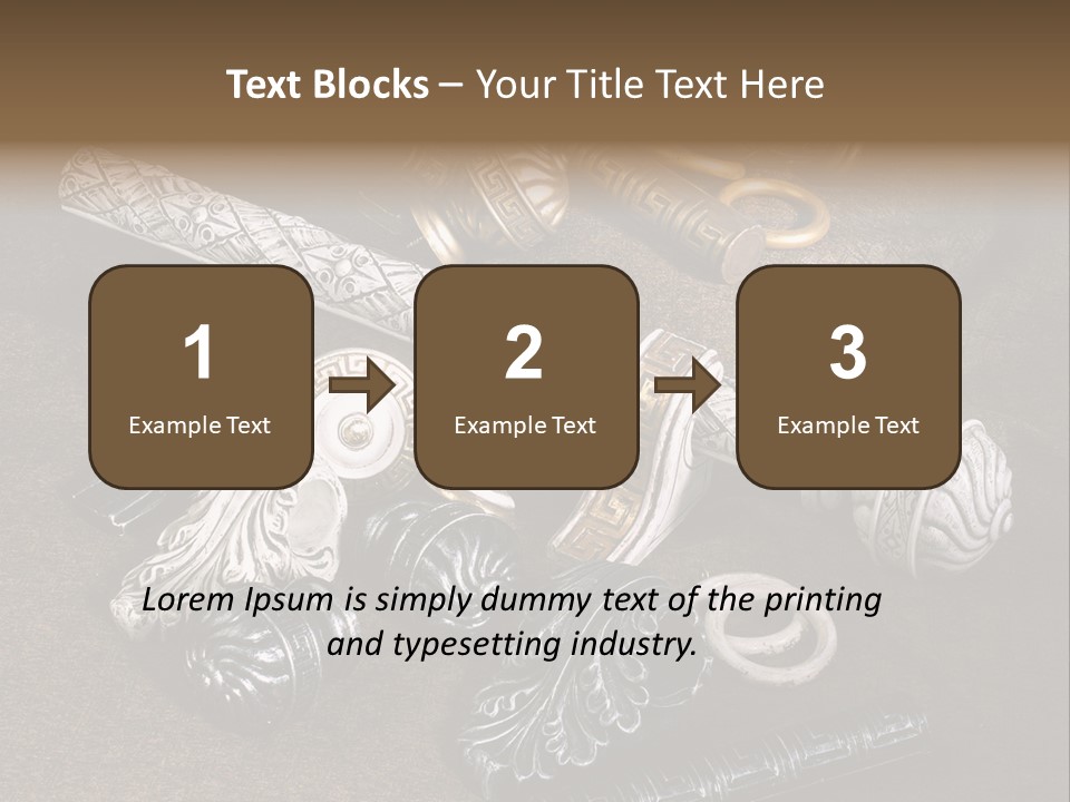 A Group Of Different Types Of Decorative Objects PowerPoint Template
