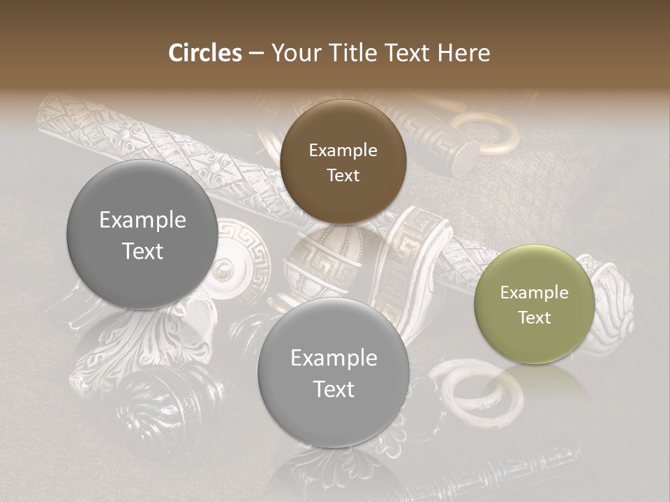 A Group Of Different Types Of Decorative Objects PowerPoint Template