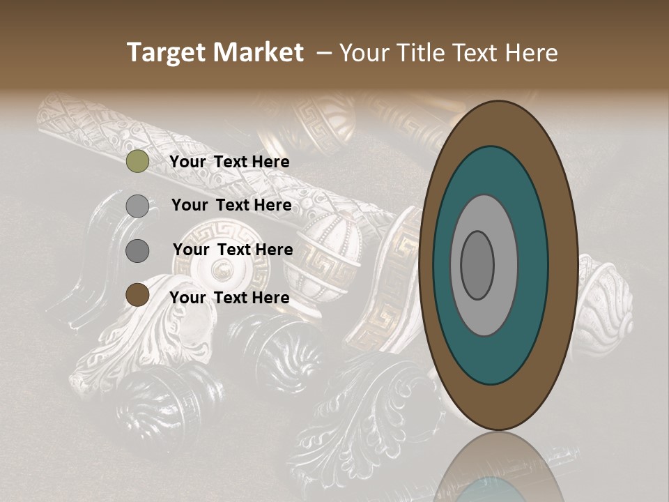 A Group Of Different Types Of Decorative Objects PowerPoint Template