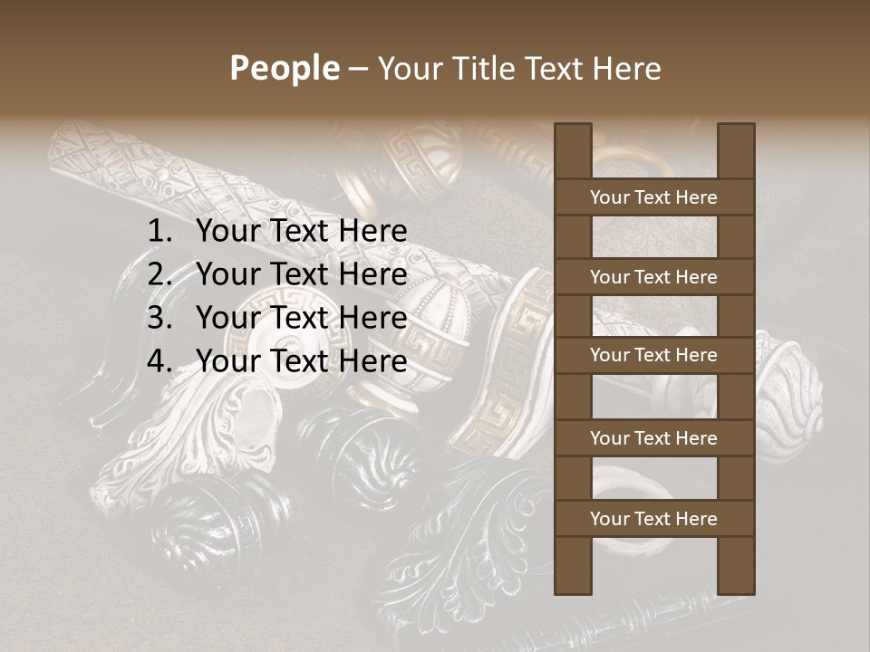 A Group Of Different Types Of Decorative Objects PowerPoint Template