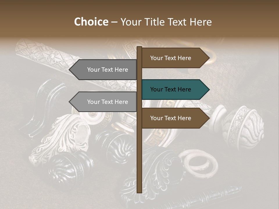 A Group Of Different Types Of Decorative Objects PowerPoint Template