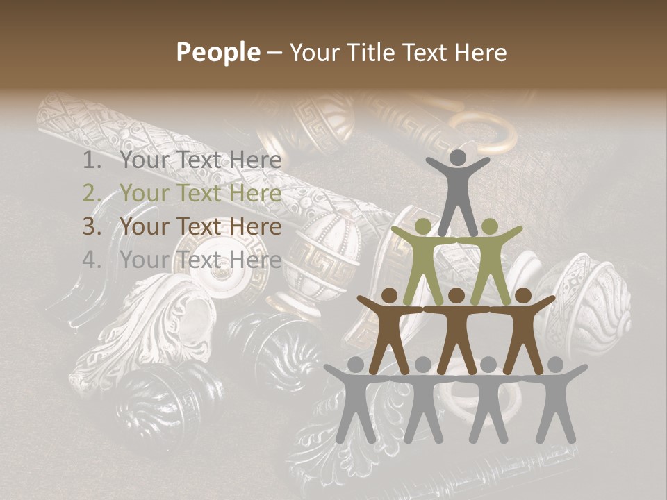 A Group Of Different Types Of Decorative Objects PowerPoint Template