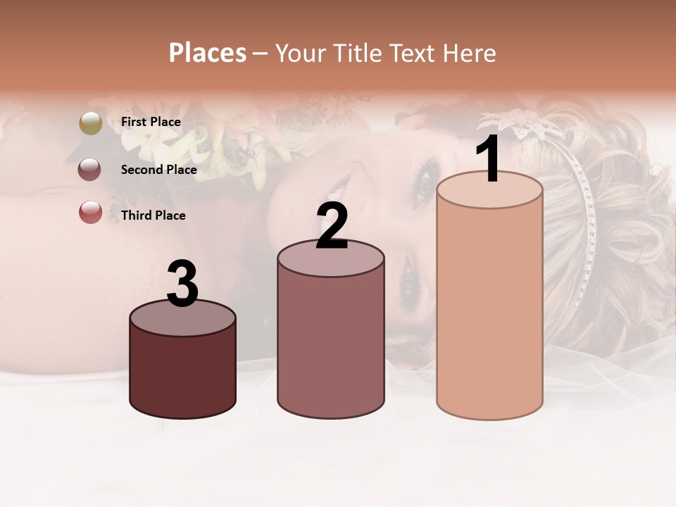 Innocence Resting Fashion PowerPoint Template