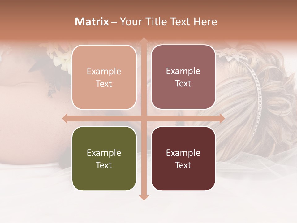 Innocence Resting Fashion PowerPoint Template