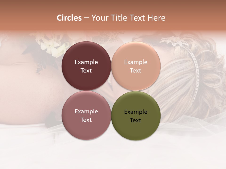 Innocence Resting Fashion PowerPoint Template