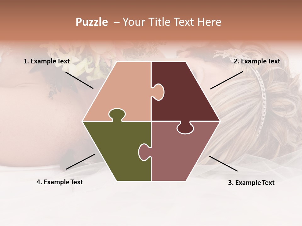 Innocence Resting Fashion PowerPoint Template