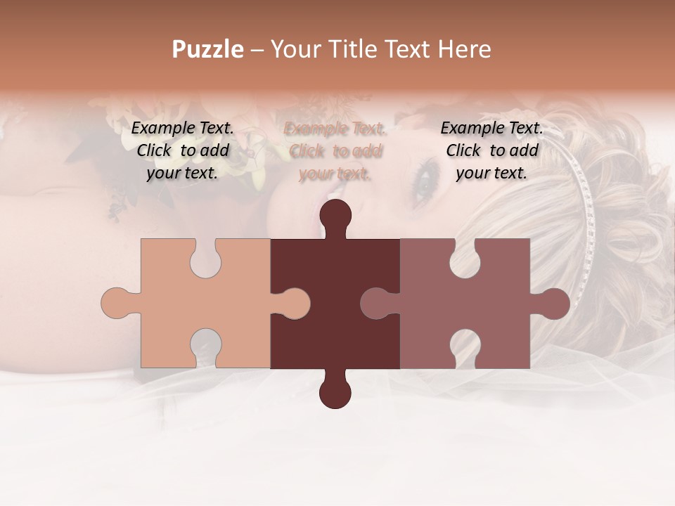 Innocence Resting Fashion PowerPoint Template