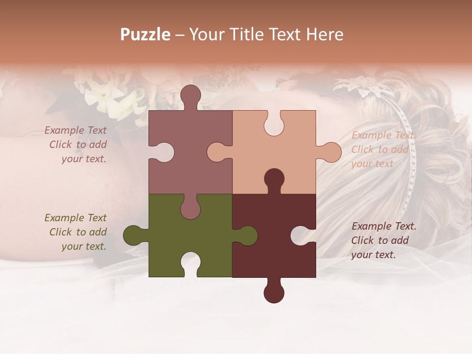 Innocence Resting Fashion PowerPoint Template