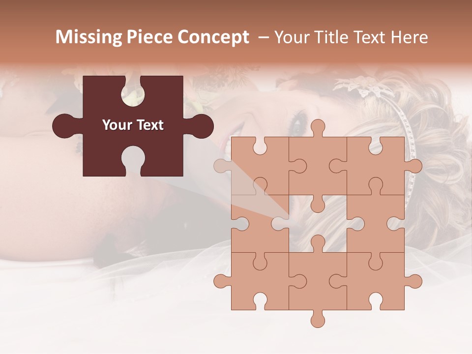 Innocence Resting Fashion PowerPoint Template