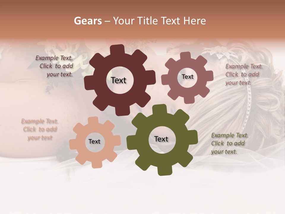 Innocence Resting Fashion PowerPoint Template