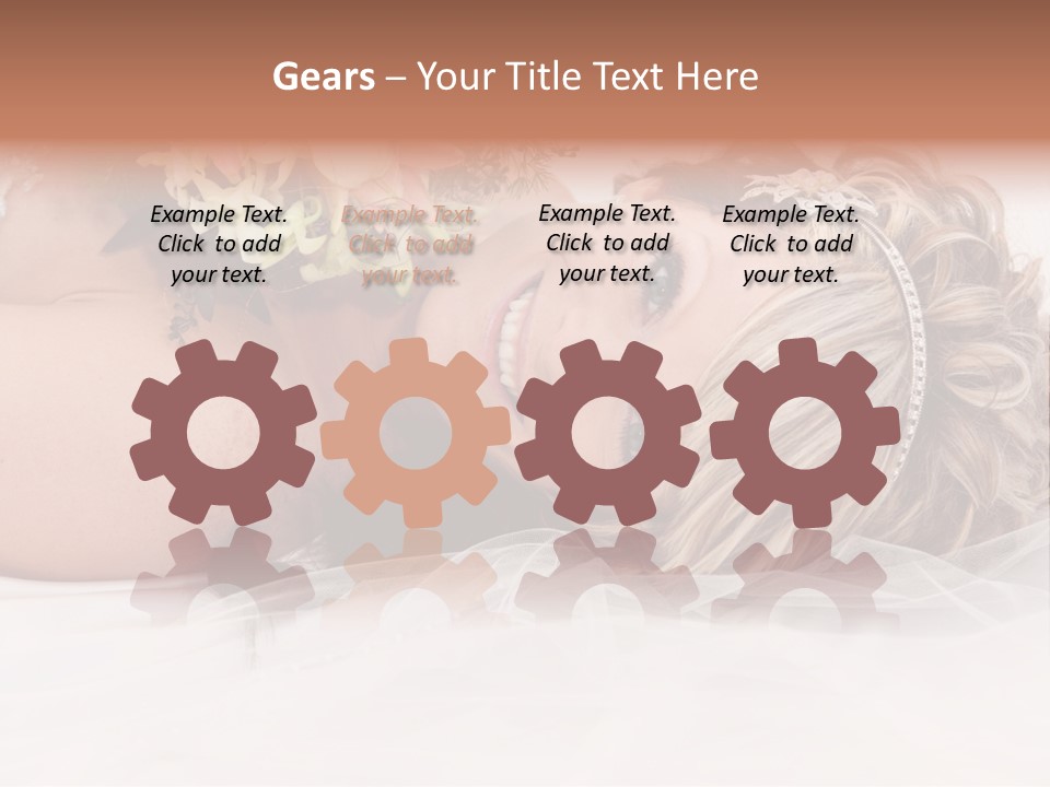 Innocence Resting Fashion PowerPoint Template