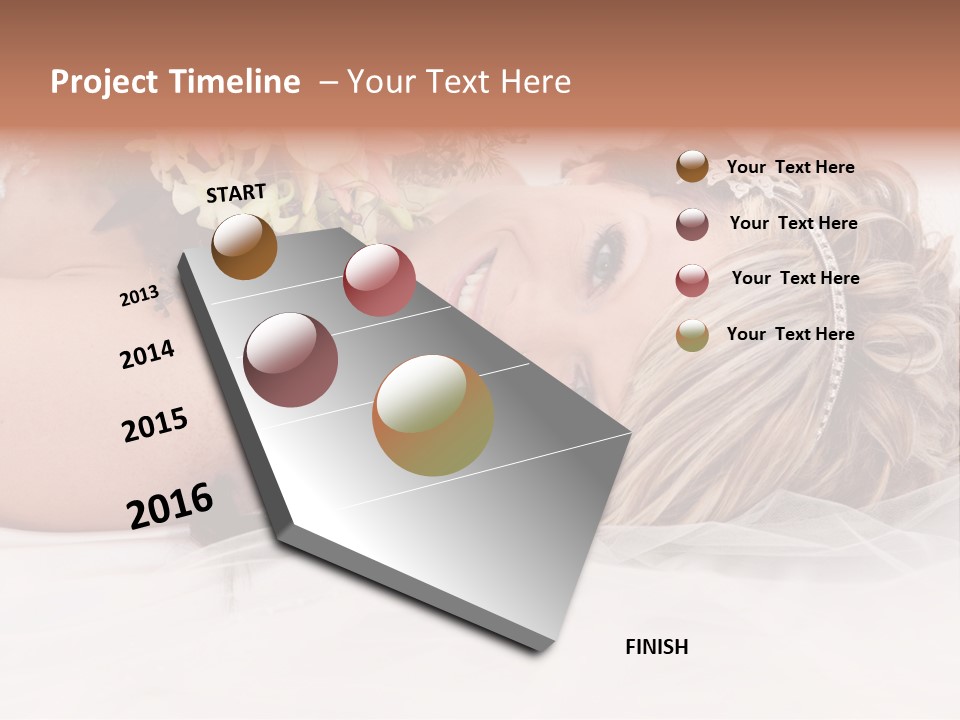 Innocence Resting Fashion PowerPoint Template