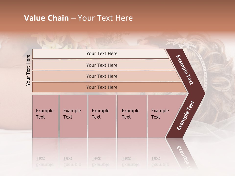 Innocence Resting Fashion PowerPoint Template