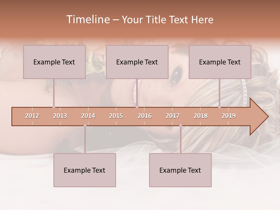Innocence Resting Fashion PowerPoint Template